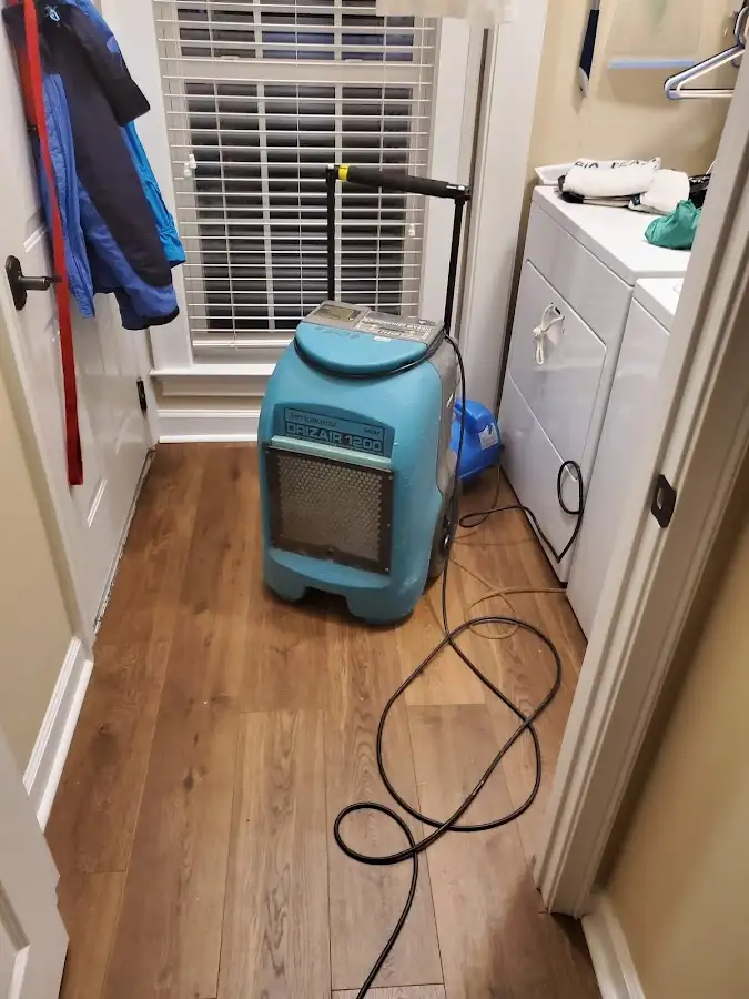 Commercial dehumidifier deployed for Flood Damage Cleanup in Macclenny